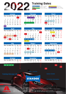Training Calendars 2022.cdr