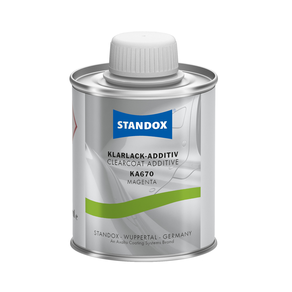 A smart solution: Standox is now offering clearcoat additives in small containers