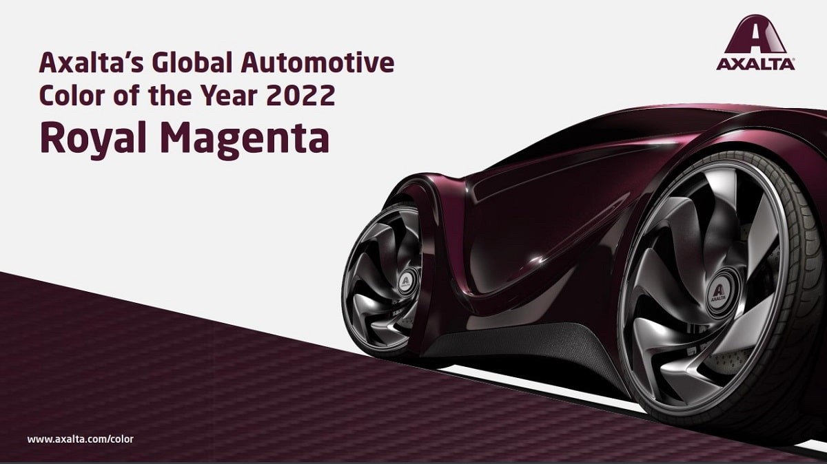 Axalta Color of the Year 2022 Royal Magenta
