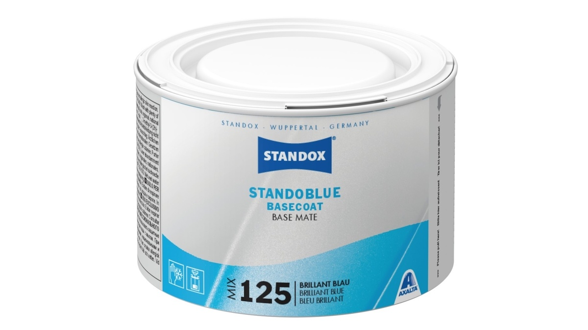 Brilliant Blue 125 from Standox, the Wuppertal refinish brand, ensures perfect colour matching for certain blue shades.
