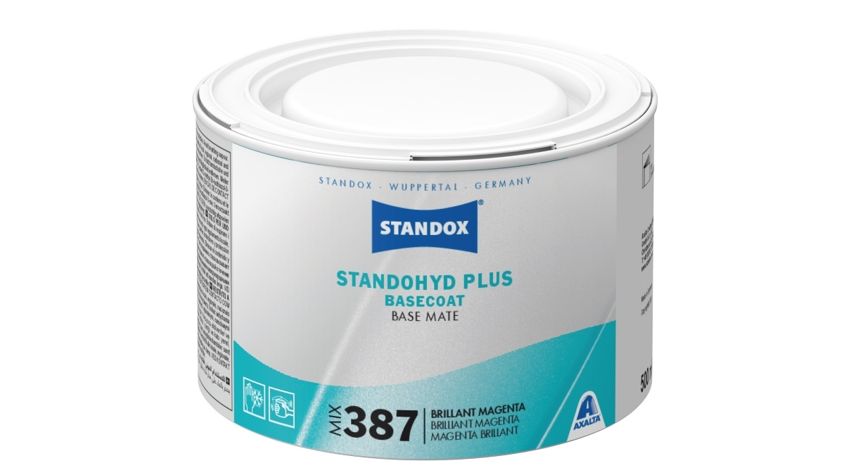 Standox introduces Standohyd Plus Basecoat Mix 387 Brilliant Magenta
